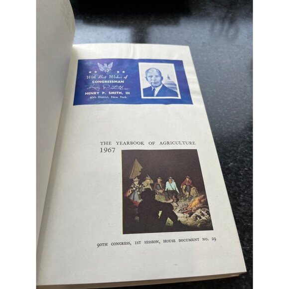 Vtg Henry P. Smith III Typed Letter Signed 09/20/1968 & Outdoors USA The Book - Picture 2 of 7